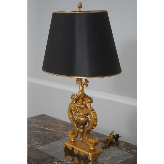 Age: C.1820-1840 Details: Quality Bronze High Quality Construction Professionally Wired French Style Period Antique French...