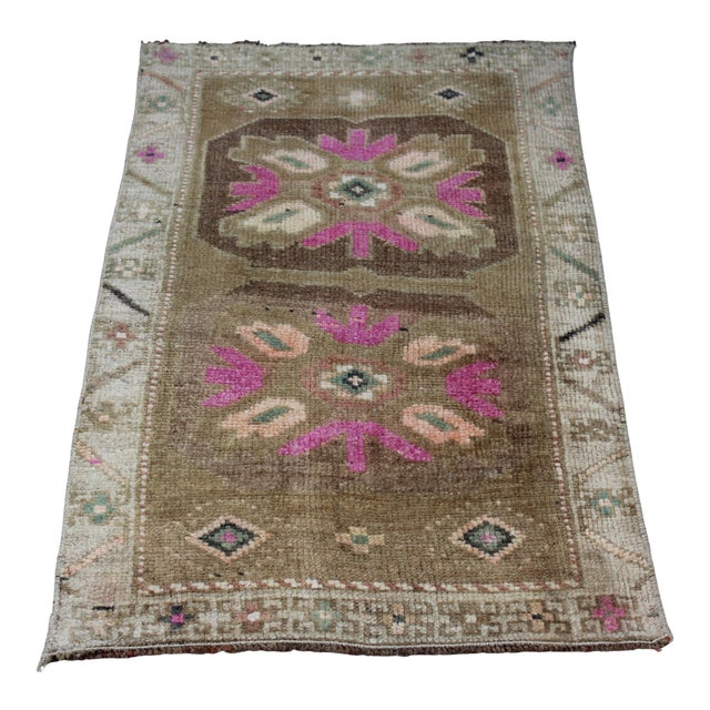 Vintage Turkish Rug - 22"x38" For Sale