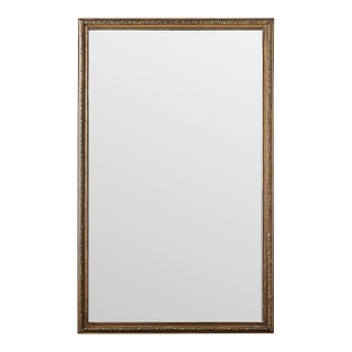 French 19th Century Large Art Nouveau Gilt Mirror For Sale