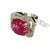 Bold and distinctive, this vintage style ring features a vibrant red ruby with a finely carved form, creating depth and...