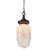 Metal 1930s Art Deco Copper Acanthus Leaf Pendant Light With Skyscraper Milk Glass Shade For Sale - Image 7 of 7