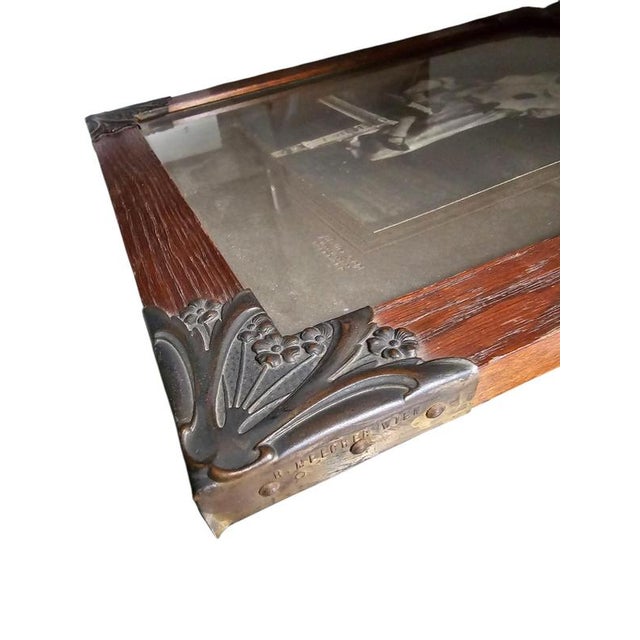 Antique Photo Frame by R. Melcher, 1900s For Sale - Image 5 of 7