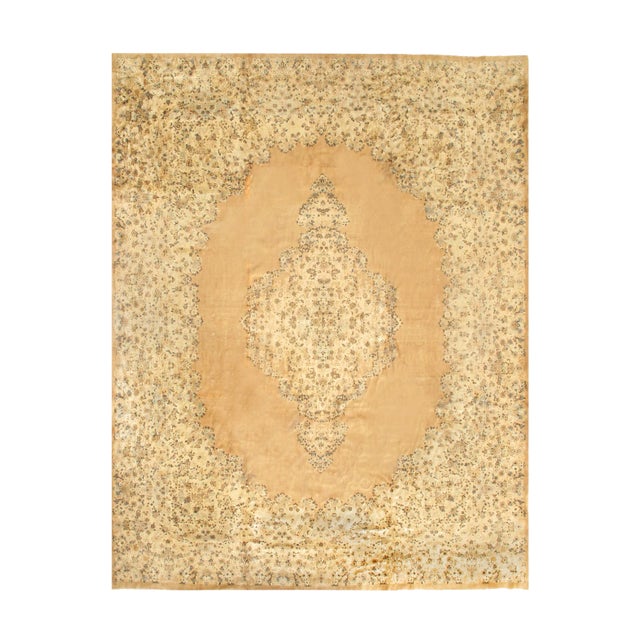 Pasargad Vintage Persian Kerman Rug - 12′5" ×15'5" For Sale