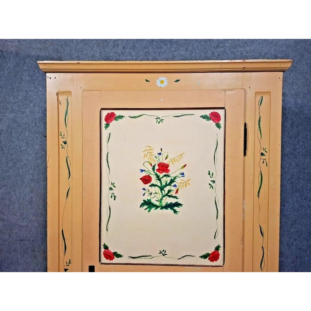 Traditional Folk Cabinet in Wood For Sale - Image 6 of 11