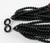 Black Angela Caputi Black Necklace with Jade and Carnelian Resin Beads For Sale - Image 8 of 8
