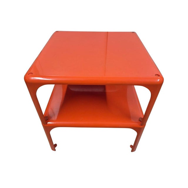 Original set of two Demetrio 45 modular side tables, designed by Vico Magistretti for Artemide in the 1970s. These iconic...