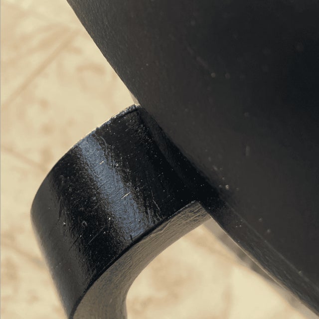 Black Glossy Black Painted Birch Plywood 4-Legged Frosta Stools from Ikea, 2015, Set of 2 For Sale - Image 8 of 11