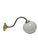 Metal Vintage Art Deco Wall Lamp, Poland, 1950s For Sale - Image 7 of 7