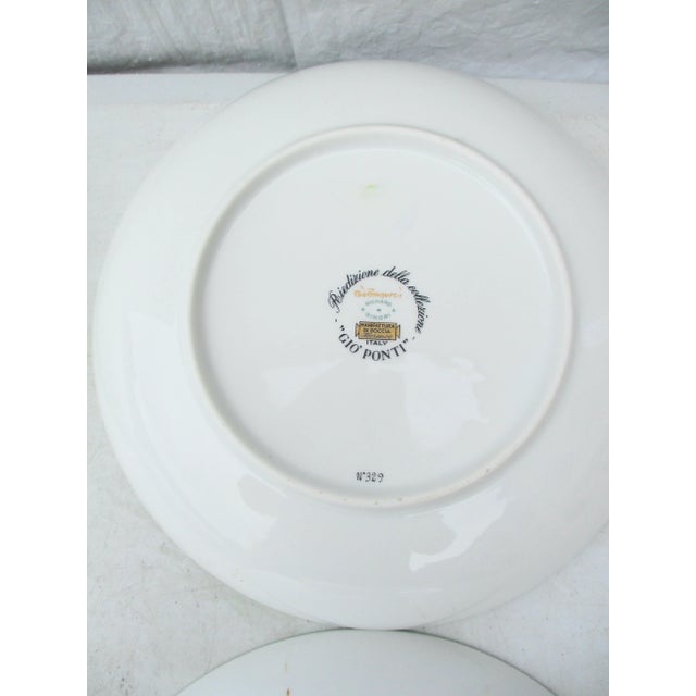 Ceramic 1960s Gio Ponti for Richard Ginori the Four Seasons Plates- Set of 4 For Sale - Image 7 of 11