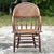 Traditional Vintage Regency Cane and Oak Chair For Sale - Image 3 of 8