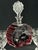 Glass Vintage Art Deco Cut Crystal Decanter and Six Cordial Glasses, 1930s, Set of 7 For Sale - Image 7 of 17