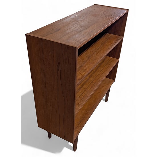 1950s Small Teak Bookcase For Sale - Image 4 of 5