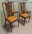 Queen Anne Oak Dining Chairs, 1900, Set of 4 For Sale - Image 6 of 7