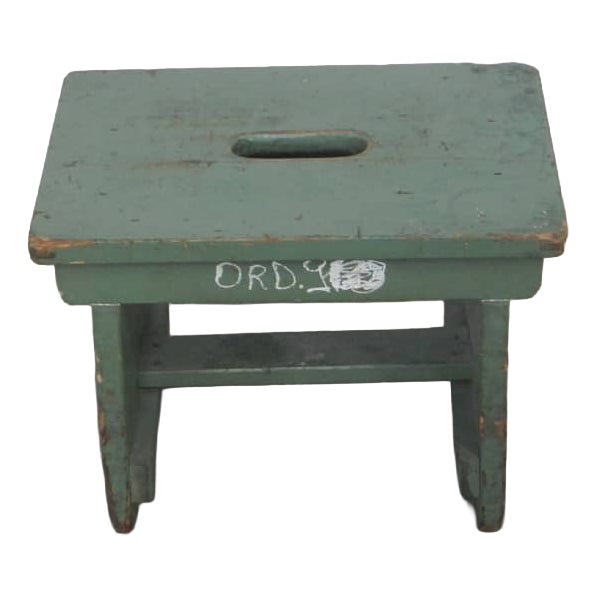 Fir Wood Stool, 1960s For Sale