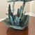 Early 21st Century Bronze Artist Made Brutalist Style Flower Sculpture For Sale - Image 9 of 11