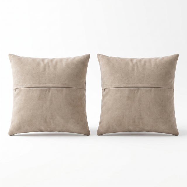 Turkish Kilim Pillow Cover 24'' X 24'' - Set of Two For Sale - Image 4 of 4