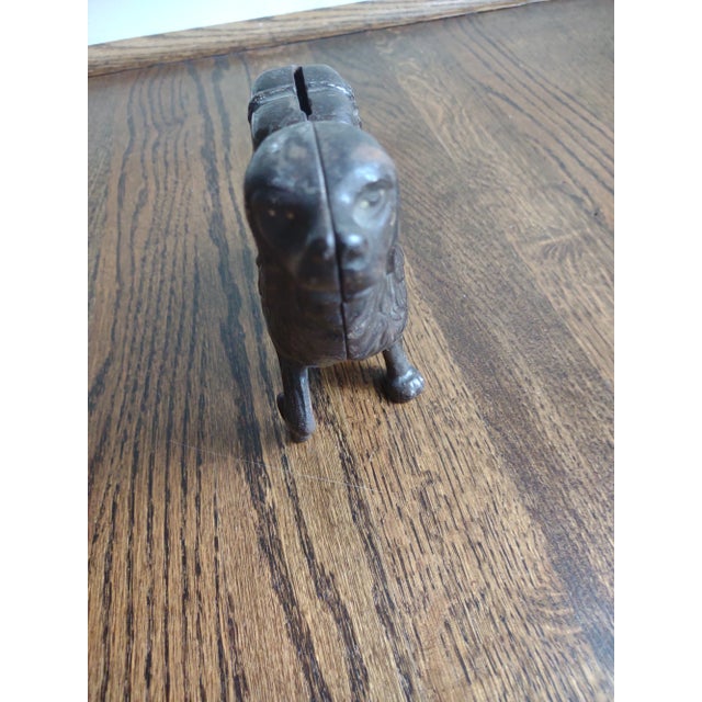 Early 1900s Antique St. Bernard Dog Bank For Sale In Atlanta - Image 6 of 6