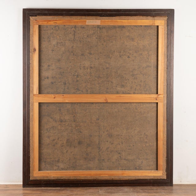 18th Century Original Oil on Canvas Painting of Christ and Woman at the Well, Portugal For Sale - Image 12 of 12