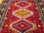 Vintage Persian Tribal Area Rug, Handwoven Geometric Pattern, Red and Blue, 4’ X 4’ For Sale - Image 10 of 12