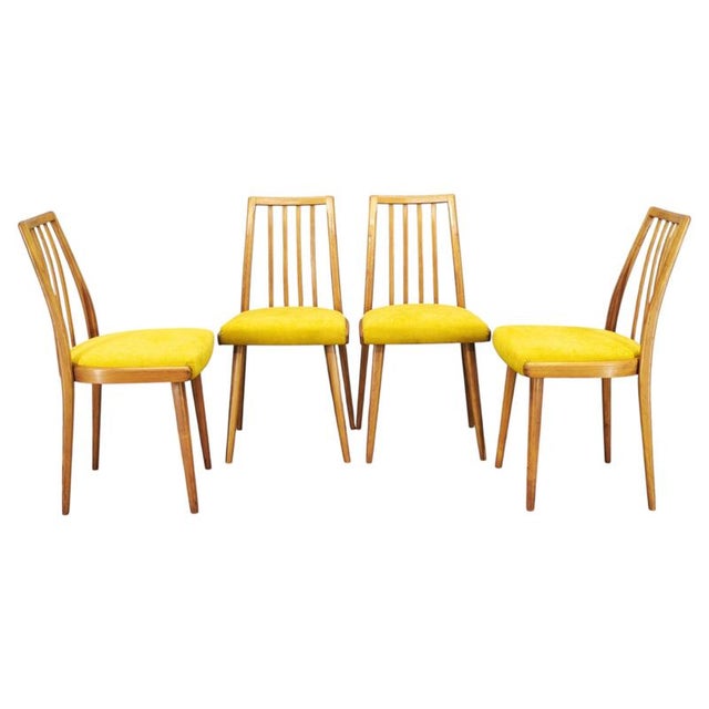 Mid-Century Modern Beech Dining Chairs from TON, Czechoslovakia, 1970s, Set of 4 For Sale - Image 16 of 16