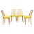 Mid-Century Modern Beech Dining Chairs from TON, Czechoslovakia, 1970s, Set of 4 For Sale - Image 16 of 16