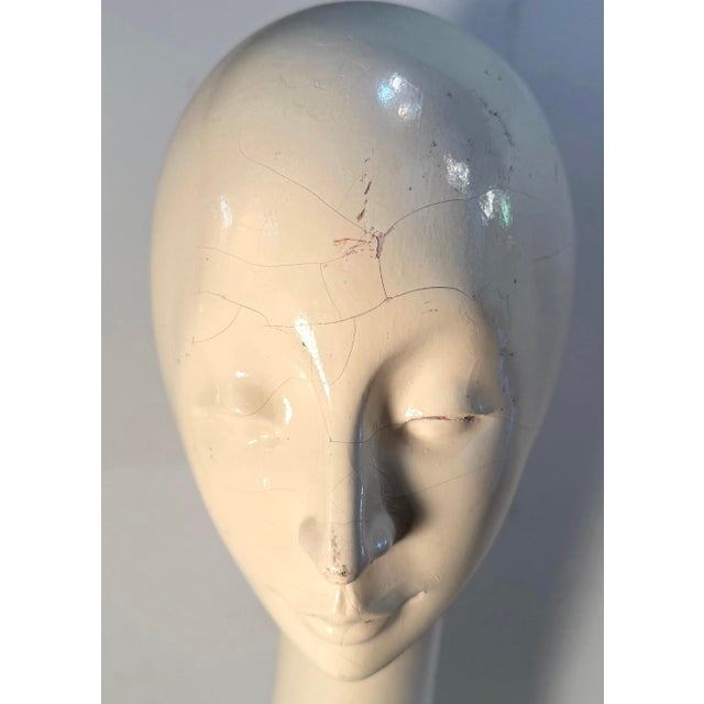Vintage Long Neck Mannequin Bust (Pair Available) For Sale - Image 9 of 15