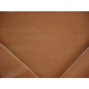 Ralph Lauren LFY24046F Nigel Cedar Brown Mohair Velvet Upholstery Fabric - 2-1/8 Yards For Sale