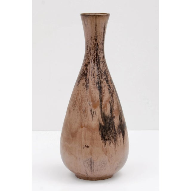 Mid Century Pottery Floor Vase Hand Thrown For Sale - Image 4 of 13
