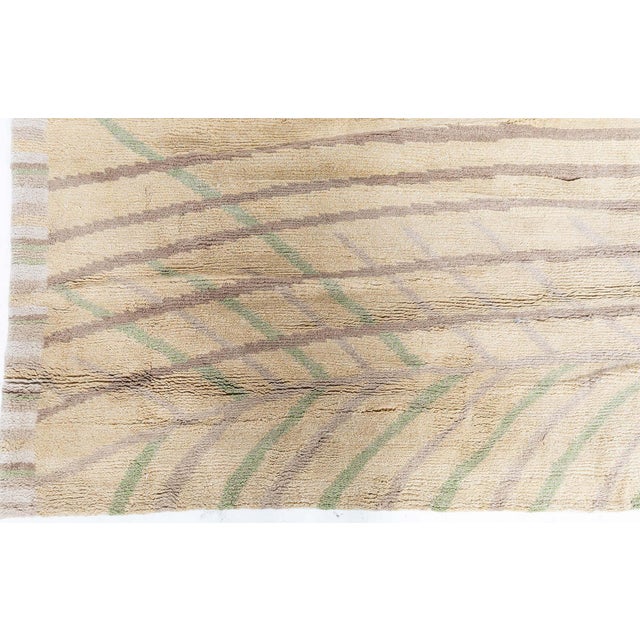 Radiating a sense of dynamic harmony and subtle sophistication, this Modern Abstract Scandinavian-Inspired rug is a...