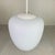 Metal Vintage School Hanging Lamp with White Opaline Glass Shade, 1950s For Sale - Image 7 of 17