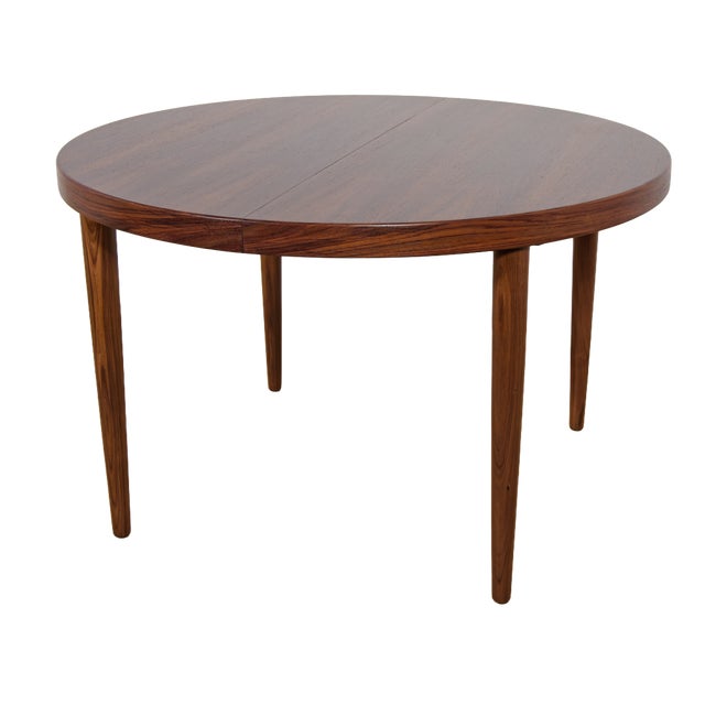Mid-Century Extendable Rosewood Dining Table from Feldballes Møbelfabrik, Denmark, 1960s For Sale