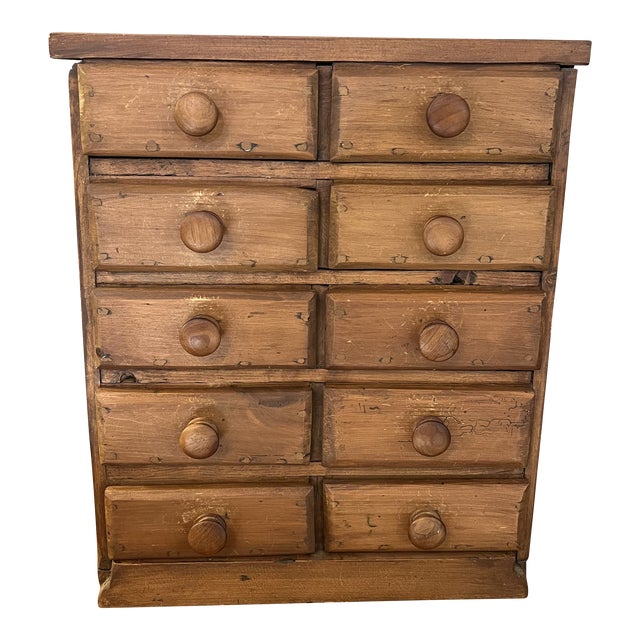 Antique Mid 19th Century Pine Spice Rack | Chairish