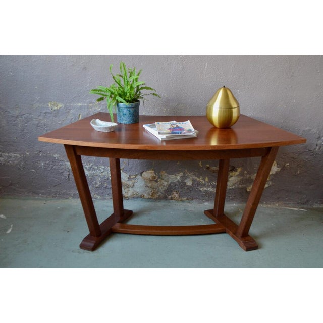 Arc Console Table in Mahogany, 1930s For Sale - Image 4 of 18