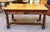 Solid Oak Library Table With Drawers C 1900 For Sale - Image 4 of 10