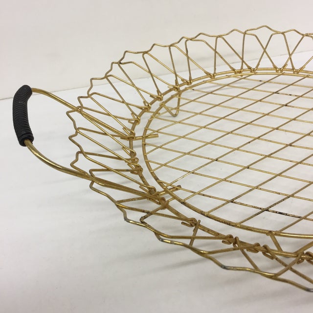 Vintage Brass Wire Pie Plate Holder Chairish