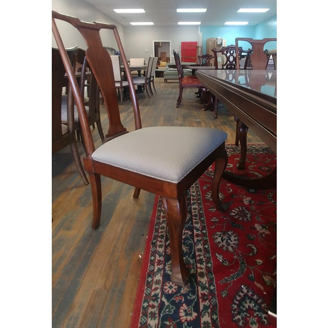 Henredon Furniture Modern English Rosewood Pedestal Rectangle Dining Table Set 5 Pieces Chairish