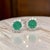 Natural Emerald Diamond Earrings 14k Gold 2.99 TCW Certified For Sale - Image 10 of 10
