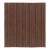 Vintage Palas Bidjar Square Kilim in Brown & Red With Bold Stripes - Rug & Kilim For Sale