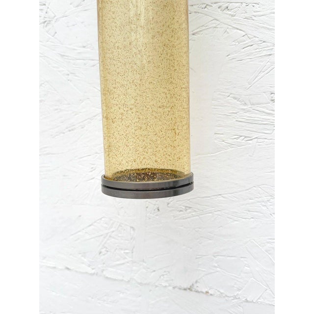 1980s Wall Sconces in Metal and Murano Glass, 1980, Set of 2 For Sale - Image 5 of 13