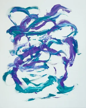 "Oil Painting 13" Large Abstract Oil Painting by Simon Findlay