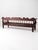 Brown Antique 19th Century Wooden Spindle Back Bench With Scalloped Crest Rail For Sale - Image 8 of 18