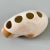 Vintage Coastal Decor Nautilus Shell Sculptural Ceramic Bud Vase For Sale - Image 4 of 6