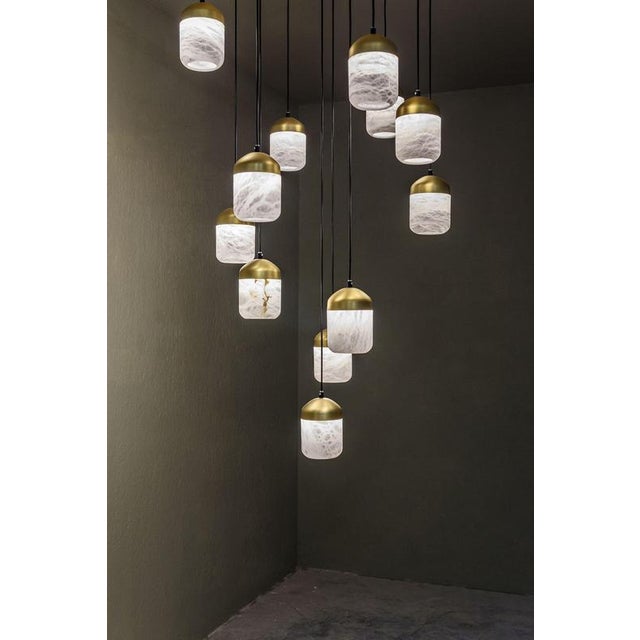 Not Yet Made - Made To Order Glans Pendant Lamps by United Alabaster, Set of 12 For Sale - Image 5 of 10