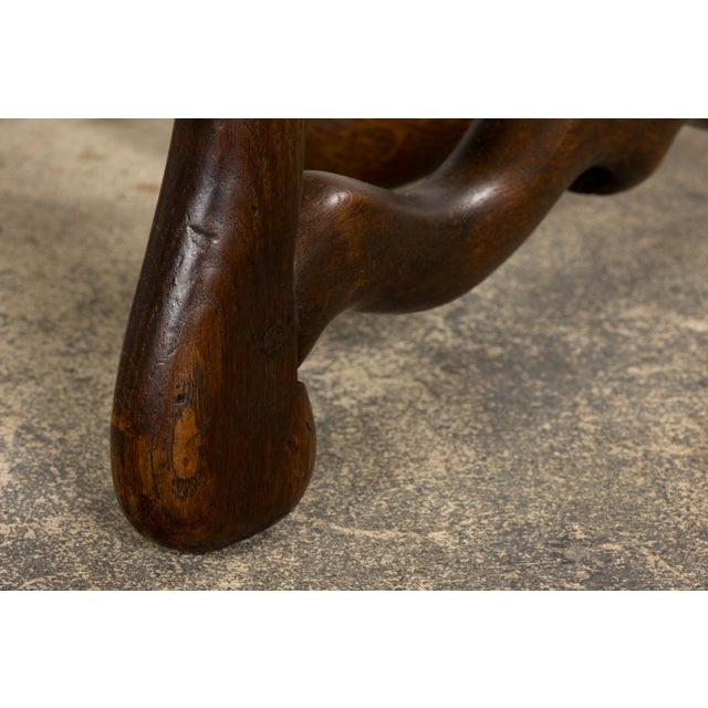 Pair of Late 19th Century French Louis XIII Style Oak Armchairs, Os De Mouton For Sale - Image 15 of 18