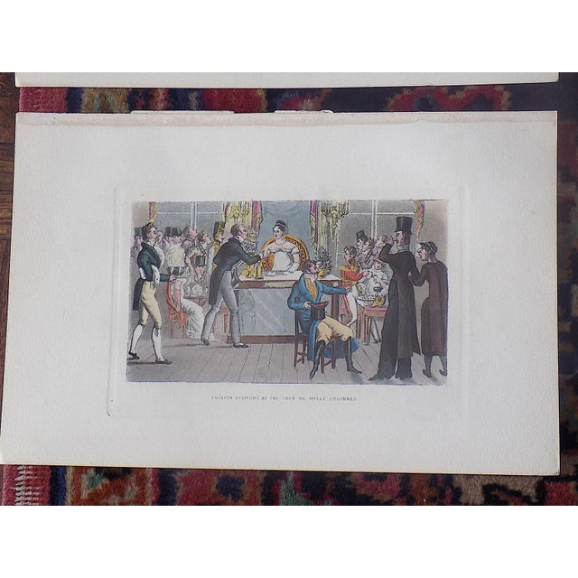 Early 19th Century Antique 19th Century French Genre Scene Engravings-Genre Scenes - Set of 6 For Sale - Image 5 of 10