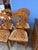 This listing features a set of four exquisite Austrian Biedermeier dining chairs from the 1840s. Handmade of wood, these...