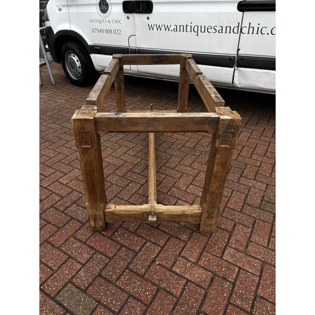 English Light Oak Refectory Dining Table For Sale - Image 17 of 18