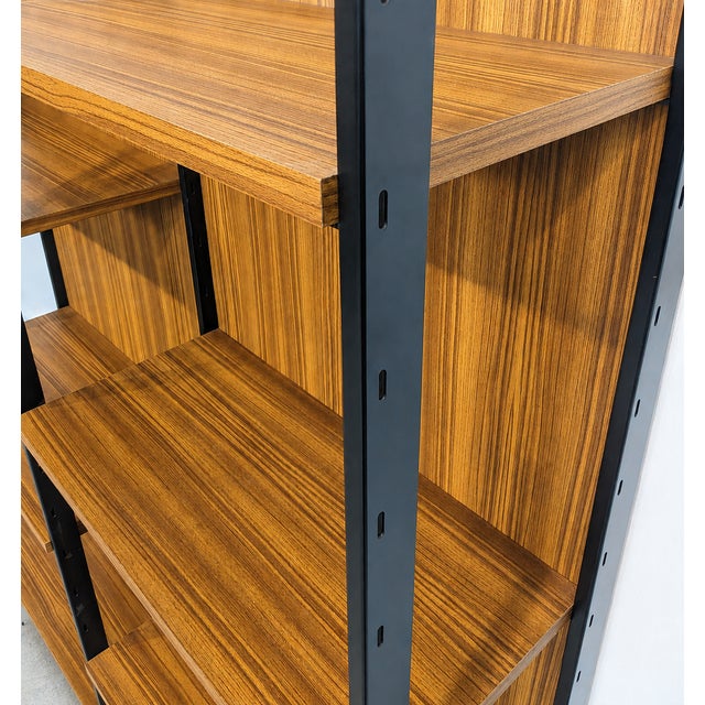 Vintage Modular Wall Unit from Meurop, Belgium, 1960s For Sale - Image 9 of 10