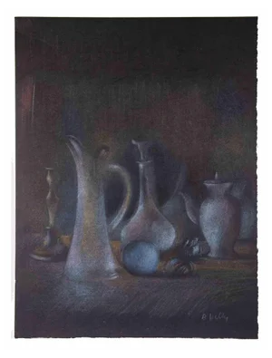 Bernadette Kelly, Still Life, Original Mixed Media, 1980s