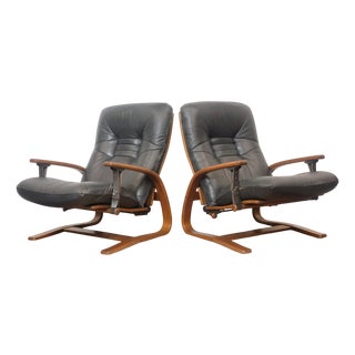 Vintage Armchairs from Westnofa, 1970s, Set of 2 For Sale